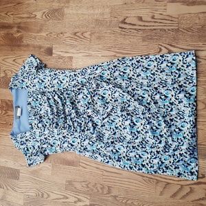 (10P) Jolibel Petite Colorful Geometric Print Slim Fit Dress Business Casual